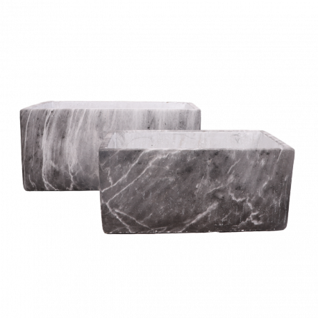 Jardinière rectangle "Marbre"- PM 