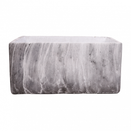 Jardinière rectangle "Marbre"- MM 