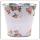 NOUVEAUTÉ: Jardinière haute en zinc "Fleurs Vintage" GM