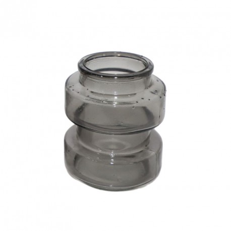 NOUVEAUTÉ: Vase "2 Etages" avec anse métallique - Gris