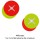 Bulles rondes Diam.78 cm - Double feuilles unies
