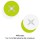 Bulles rondes Diam.78 cm - Double feuilles unies