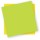 Bouquet bulle 7 tiges - Collection 2 feuilles Jaune/Vert Anis